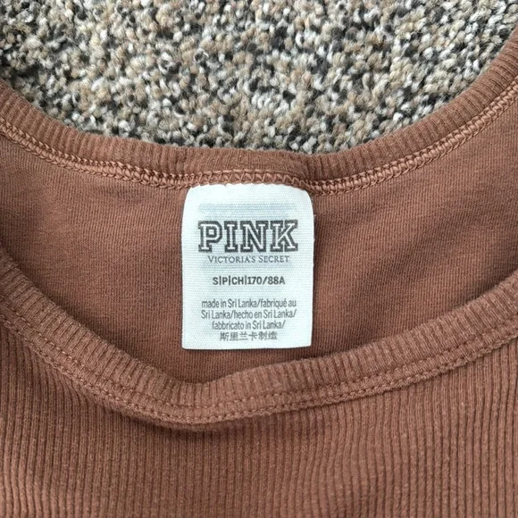 PINK Victoria's Secret Ribbed Crop Top Bundle - Picture 2 of 4